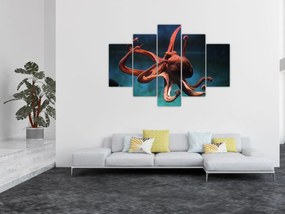 Obraz - Chobotnica (150x105 cm)