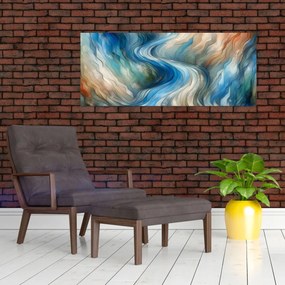 Obraz - Abstraktný prúd (120x50 cm)