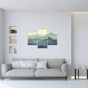 Obraz - Forest Mountain (90x60 cm)