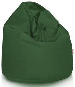 Plyšový sedací vak SAKO tmavozelený