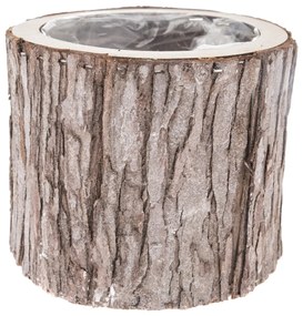Drevený obal na kvetináč Strain, 16 x 13 cm