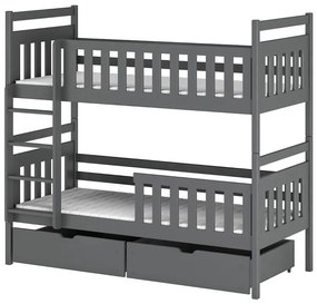 Posteľ Monika 80x180 graphite