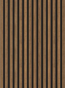 Mexen Lam-F, akustické stenové lamely 275 × 31,5 cm, filc 6 mm, dub moka, S105-275317-2812-074