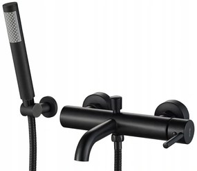 Vaňová batéria MAXMAX Rea LUNGO so sprchou - čierna