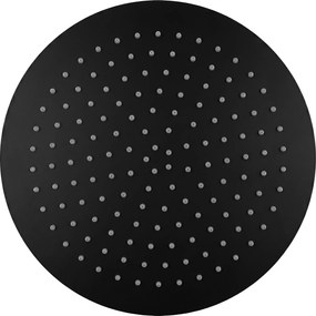 Rea Rea, okrúhla dažďová sprchová hlavica, JS-P014B, 30cm, čierna matná, REA-P8603