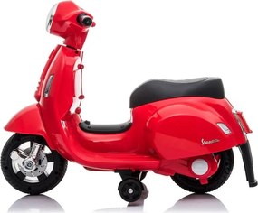 LEAN CARS Elektrický skúter Vespa GTS 300 Mini červený
