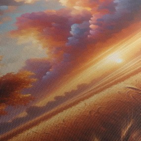 Obraz – Západ slnka na poli (90x60 cm)