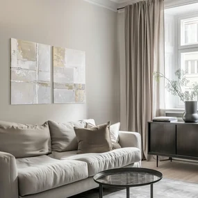 Obrazy s ručne maľovanými prvkami v súprave 2 ks 50x70 cm Sail – Styler