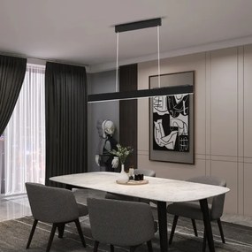 Immax NEO 07076L - LED Stmievateľný luster na lanku čierna LISTON LED/18W/230V + DO