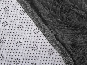 TZ Tmavosivý obdĺžnikový shaggy koberec Lana Rozmer: 200x300