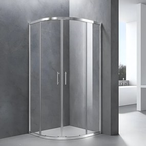 Murcia sprchový kút zakrivený 100x100, 190cm, 6mm, NANO