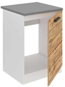 Kuchynská skrinka Belini Premium Full Version drezová 60 cm dub wotan s pracovnou doskou