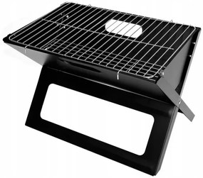 Zaparkorun Kufríkový skladací gril na drevené uhlie BBQcase