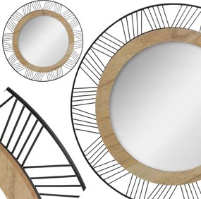 Zrkadlo Joe, hnedé/čierne
