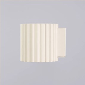 Krémové nástenné svietidlo ø 10 cm Zora – Sollux