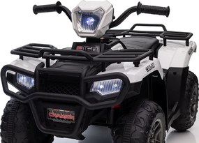 LEAN CARS Štvorkolka na akumulátor JC915, biela