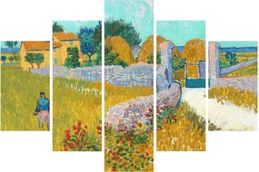 Obraz - Vincent van Gogh, Farmhouse in Provence, reprodukcia (150x105 cm)