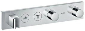 AXOR ShowerSolutions modul termostatu Select 460/90 s podomietkovou inštaláciou, pre 2 spotrebiče (vrchná sada), chróm, 18355000
