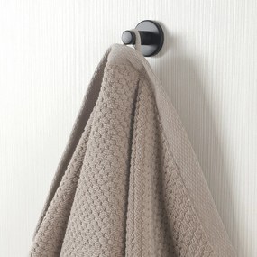Goldea bavlnený froté uterák / osuška micro pure - sivohnedý 30 x 50 cm