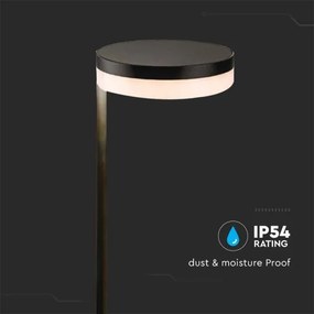 LED Vonkajšia solárna lampa LED/2W/3,7V 3000K IP54 2000 mAh čierna