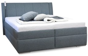 Čalúnená posteľ BEATRIX 180x200 sivá