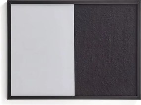 Kombinovaná nástenka NAOMI, 600x450 mm, čierna