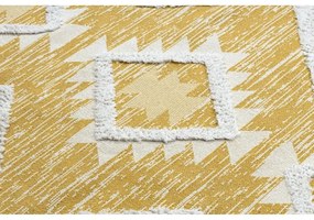 Kusový koberec Romba žltý 194x290cm