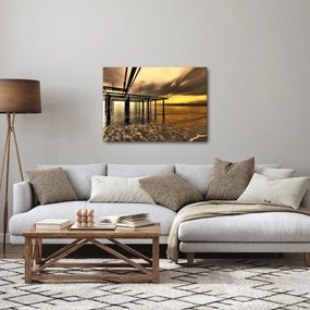 Obraz - Architektúra pri pobreží (70x50 cm)