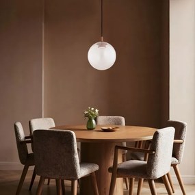 Argon 8829 - Luster na lanku SACRAMENTO 1xGX53/8W/230V číra/hnedá