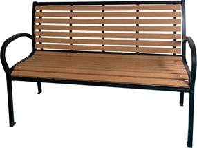 Garden Line ZÁHRADNÁ LAVICA 125 x 60 x 80 CM HNEDÁ *0865