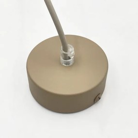 Luster na lanku DESTELLO 1xE27/15W/230V priemer 21 cm béžový
