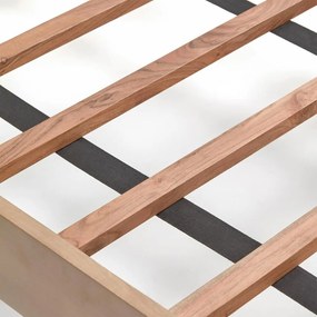 Dvojlôžková posteľ z mangového dreva s roštom 160x200 cm v prírodnej farbe Licia - Kave Home