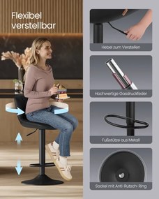 Set dvoch barových stoličiek LJB181BH01 (2ks)