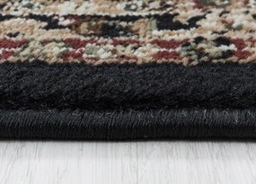 Koberce Breno Kusový koberec KASHMIR 2608 Black, čierna, viacfarebná,160 x 230 cm