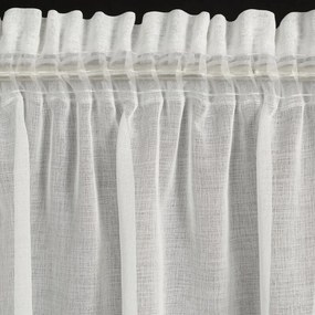 ZÁCLONA KLEO NA PÁSKE 350 X 270 CM BIELA