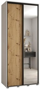 Skriňa 45 Canaris 3 140 biela/artisan/čierna