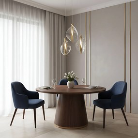 Toolight Toolight, LED závesné svietidlo 7W, 4000K, 500lm, G129-CP, zlatá, OSW-02603