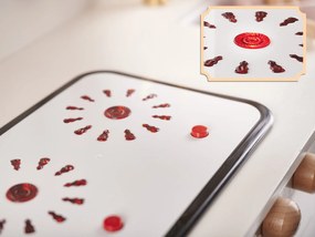 KIK Detská drevená retro kuchynka s doplnkami BOHO