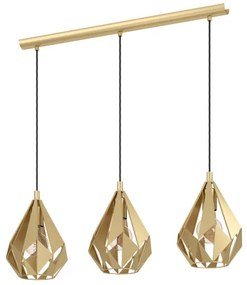 Eglo 43909 - Luster na lanku CARLTON 3xE27/60W/230V