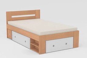 Jednolôžková posteľ REA LARISA 90/120/140 Farba: Buk