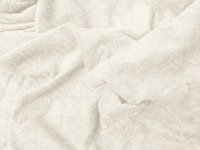 Froté plachta EXCLUSIVE svetlo krémová 180 x 200 cm