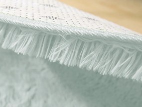 TZ Biely obdĺžnikový shaggy koberec Lana Rozmer: 140x200 cm