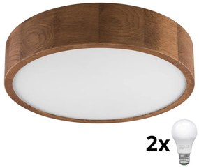 Brilagi - LED Stropné svietidlo CARVALHO 2xE27/60W/230V dub čerešňa pr. 37 cm