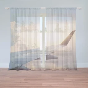Sablio Záclony Krídlo lietadla: 2ks 150x250cm