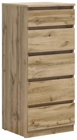 Komoda BRW Tetrix 3 (dub wotan) . Akcia -40%. Vlastná spoľahlivá doprava až k Vám domov. 1098541