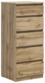 Komoda BRW Tetrix 3 (dub wotan) . Akcia -43%. Vlastná spoľahlivá doprava až k Vám domov. 1098541