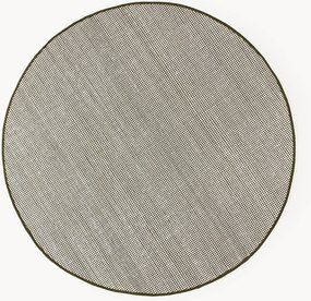 Okrúhly ručne tkaný vlnený koberec Amaro