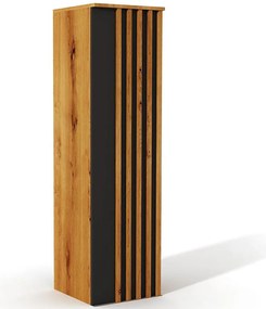 Regál Nairobi dub artisan/čierna