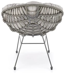 ZÁHRADNÉ KRESLO MAREA ŠEDÉ