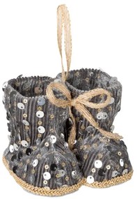 Vianočná ozdoba 319C strieborná (12 ks)